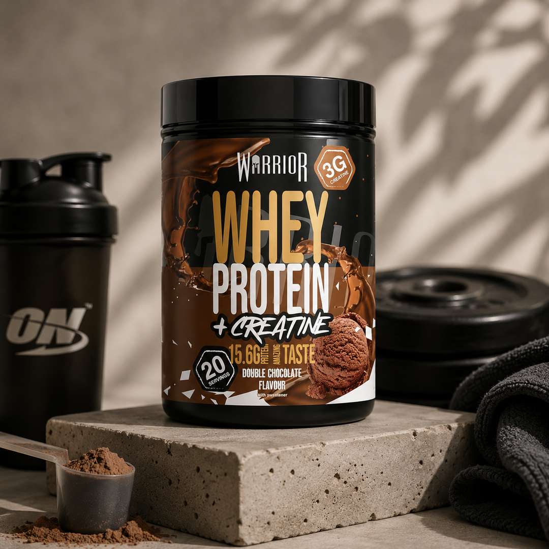 Warrior Whey Protein Powder + Creatine 500g– Double Chocolate — image 1 of 1