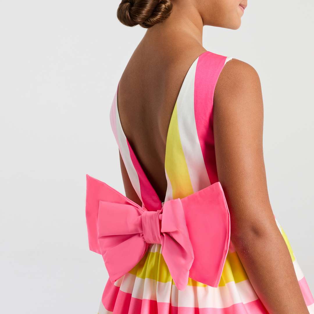 Jacadi Girl ceremony dress - blanc/multico — image 2 of 3