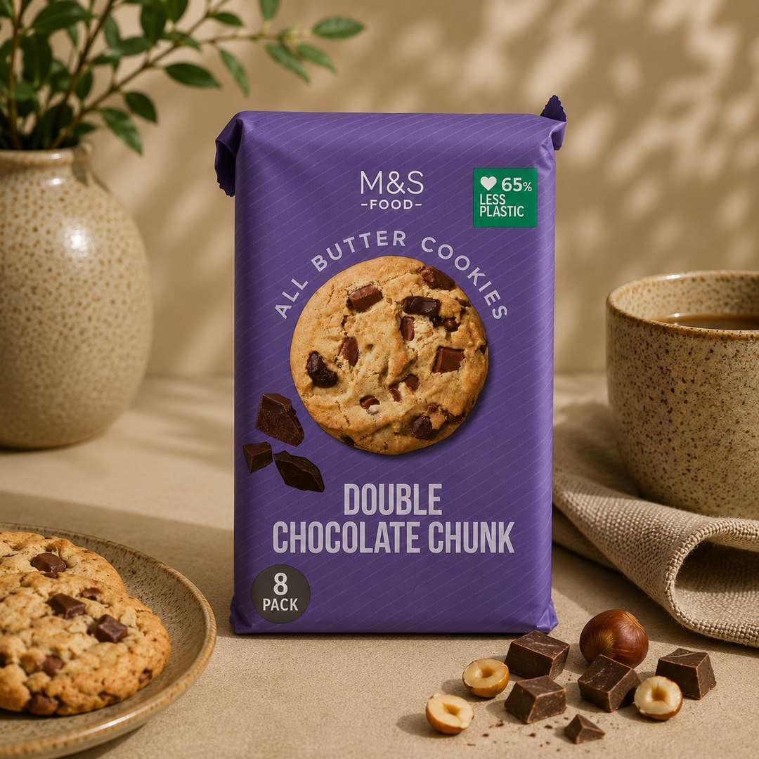 All Butter Double Belgian Chocolate Chunk Cookies, 200g — image 1 of 2