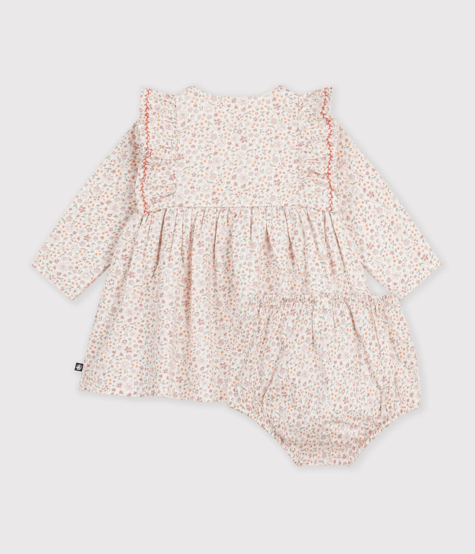 Petit Bateau Babies' floral print cotton dress — image 2 of 2