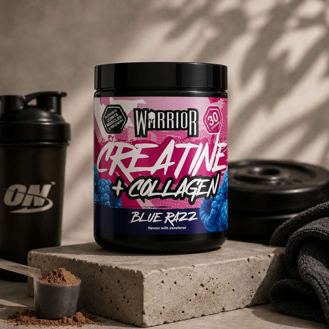 Warrior Creatine Plus Collagen Peptides 270g Muscle Recovery Supplement - Blue Razz — image 1 of 1