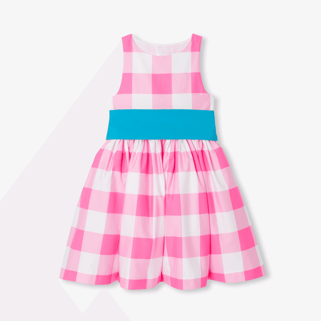 Jacadi Girl ceremony dress - blanc/rose — image 1 of 2