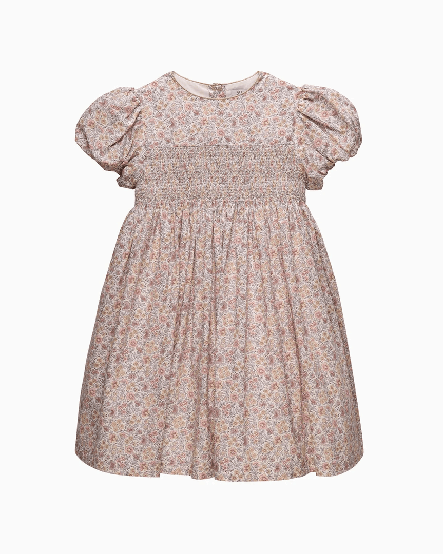 Trottters Carnation Floral Smocked Party Dress — image 1 of 2