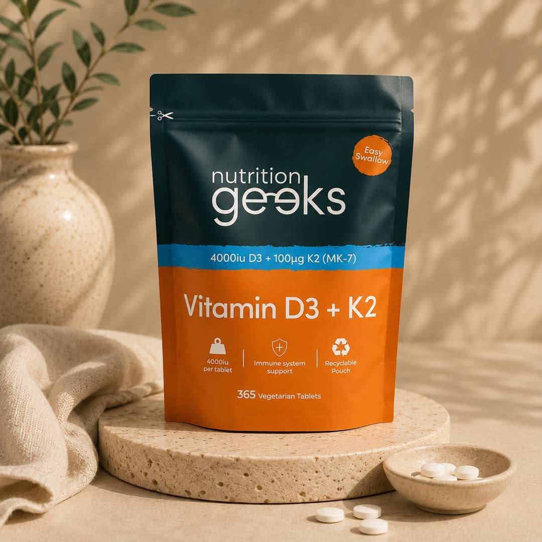 Nutrition Geeks Vitamin D3 4000 IU + Vitamin K2 — image 1 of 5