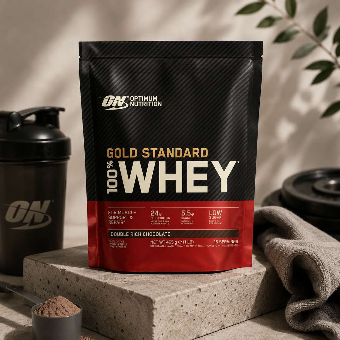 Optimum Nutrition Gold Standard 100% Whey Protein Double Rich Chocolate 465g — image 1 of 6
