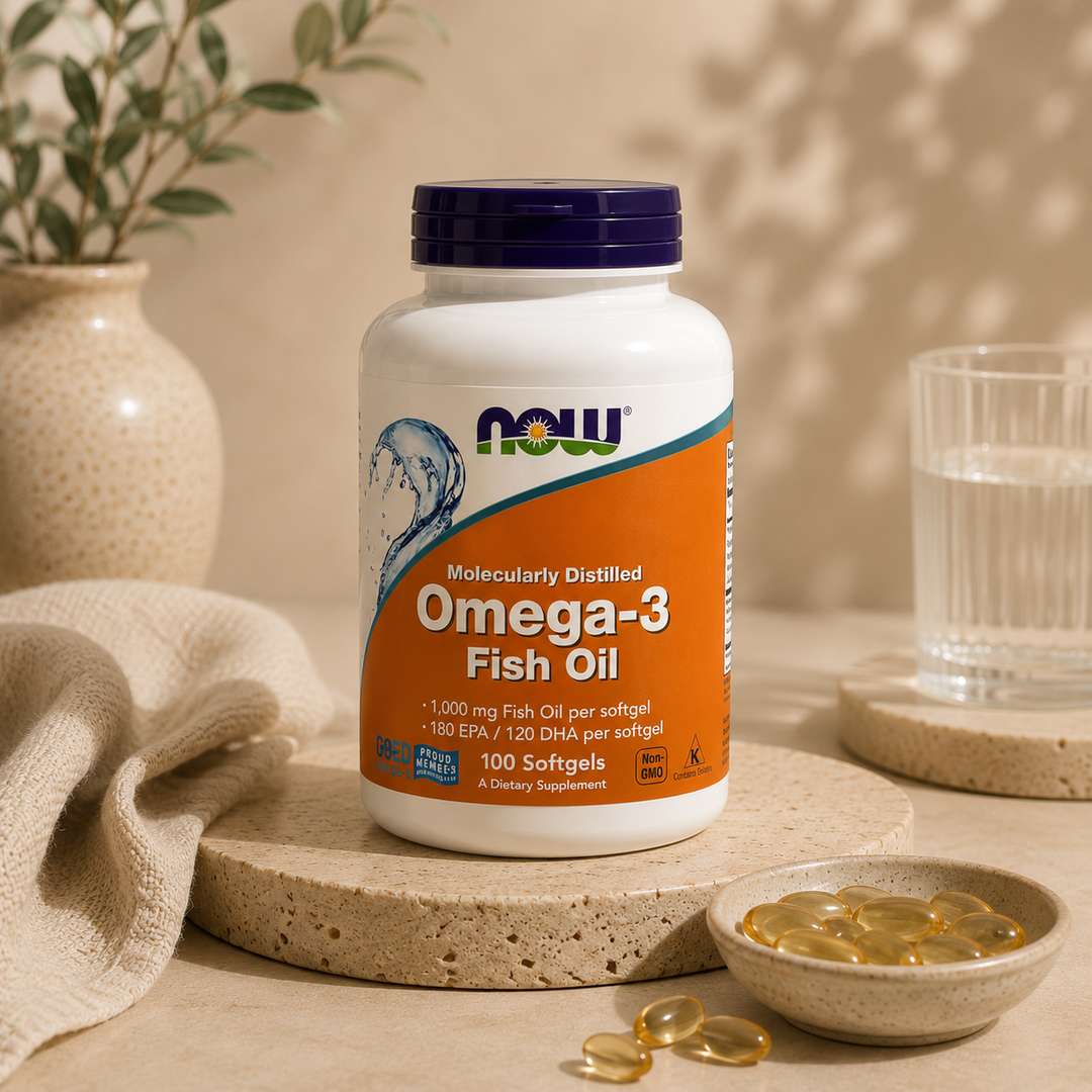 NOW Foods Omega-3 Fish Oil — image 1 of 3